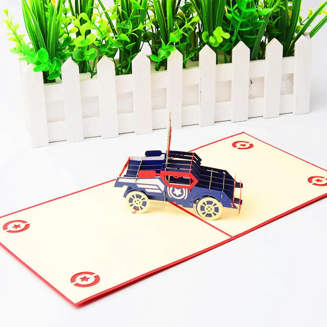 3D Captain America Greeting Card & 1pc Envelope - Image 3