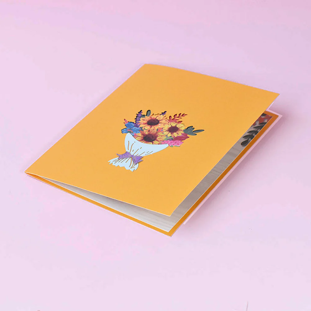 3D Handmade Flower Greeting Card & 1pc Envelope - Image 4