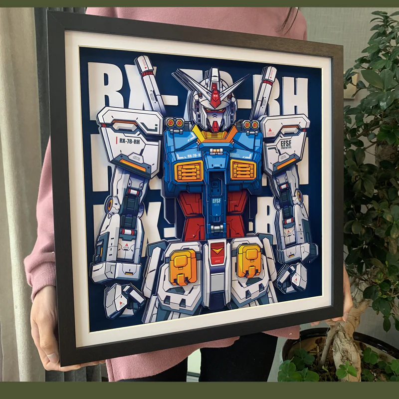 3D Quilling Paper Craft - Gundam RX-78-RH - Image 2