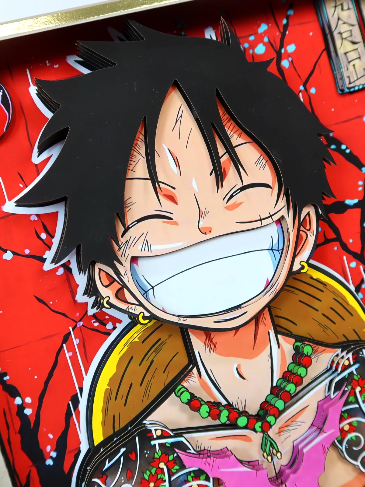 3D Quilling Paper Craft - One Piece - Luffy, the Straw Hat Kid - Image 3