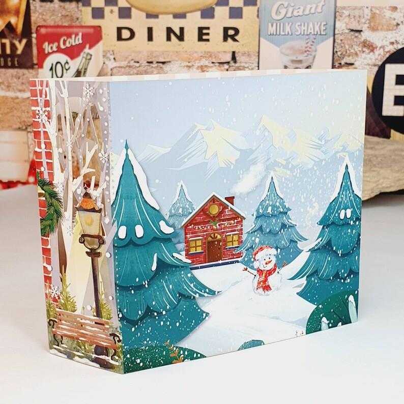 3D Santa Luxury Greeting Card & 1pc Envelope - Image 3