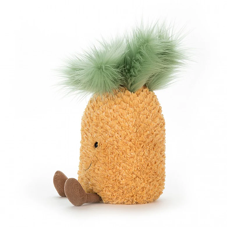 JELLYCAT AMUSEABLE PINEAPPLE YELLOW 28X25X15 CM - Image 2