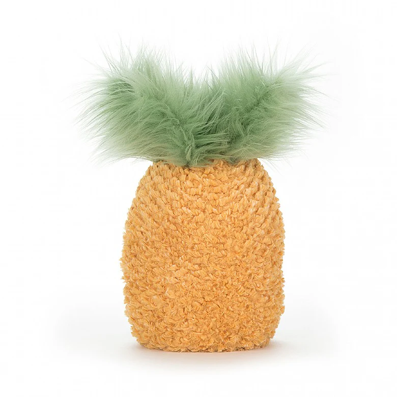 JELLYCAT AMUSEABLE PINEAPPLE YELLOW 28X25X15 CM - Image 3