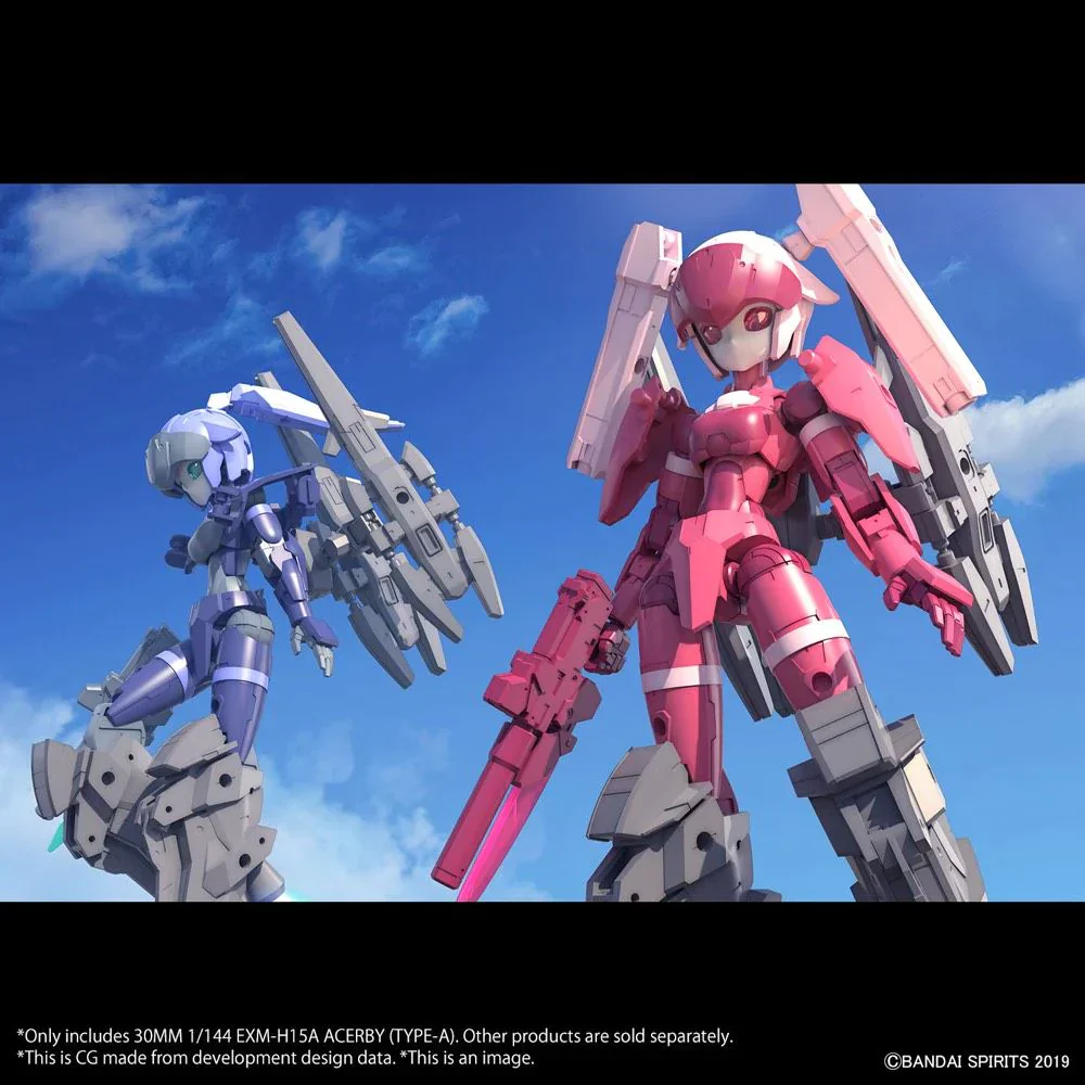 BANDAI - 30MM 1/144 EXM-H15A ACERBY (TYPE-A) - Image 7