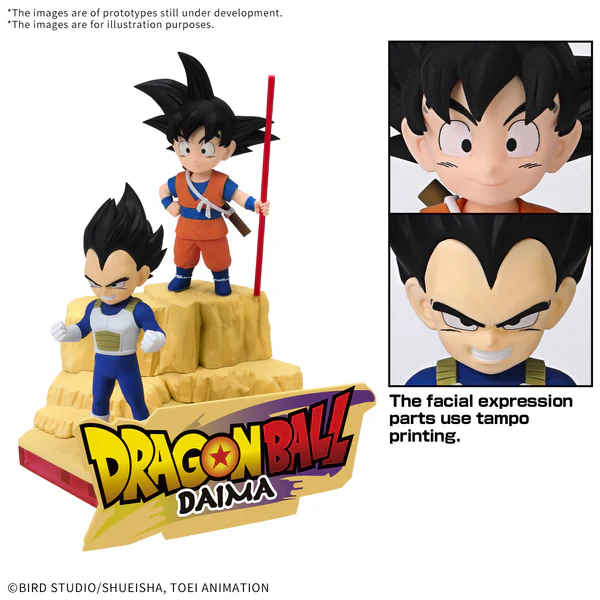 BANDAI - DRAGON BALL DAIMA MODEL KIT SON GOKU (MINI) & VEGETA (MINI) - Image 3