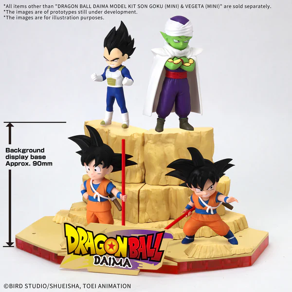 BANDAI - DRAGON BALL DAIMA MODEL KIT SON GOKU (MINI) & VEGETA (MINI) - Image 5
