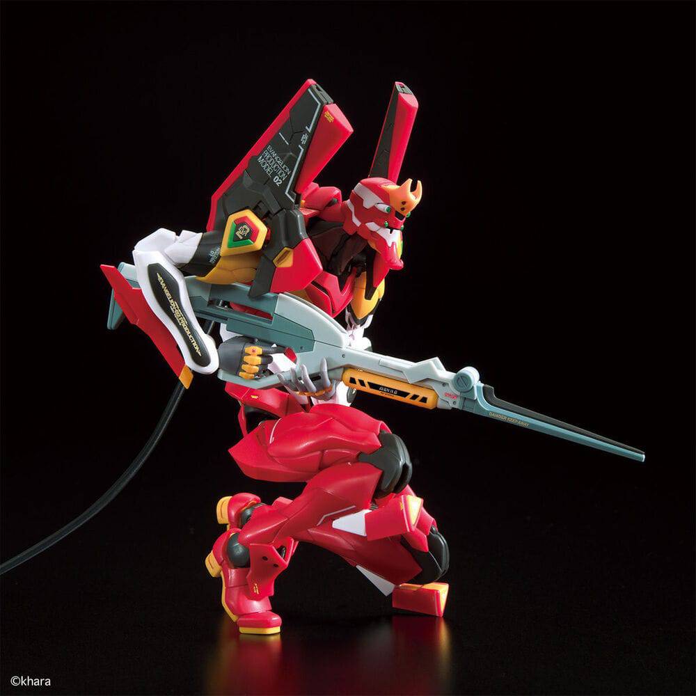BANDAI - RG MULTIPURPOSE HUMANOID DECISIVE WEAPON ARTIFICIAL HUMAN EVANGELION PRODUCTION MODEL 02 - Image 9