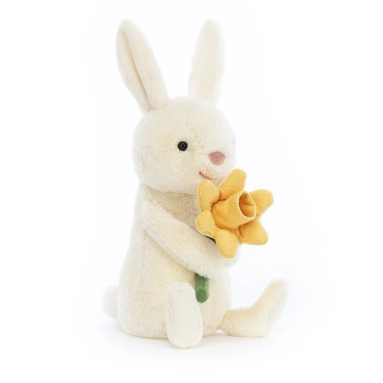 Jellycat Bobbi Bunny With Daffodil