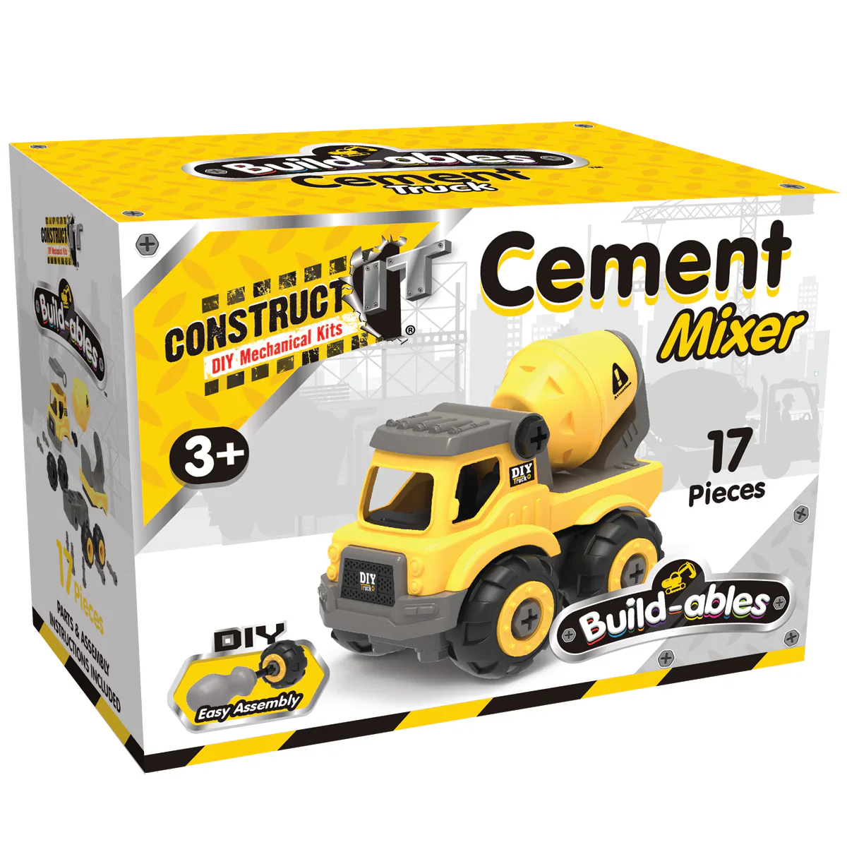 Construct IT Build-ables Cement Mixer Truck - Image 3