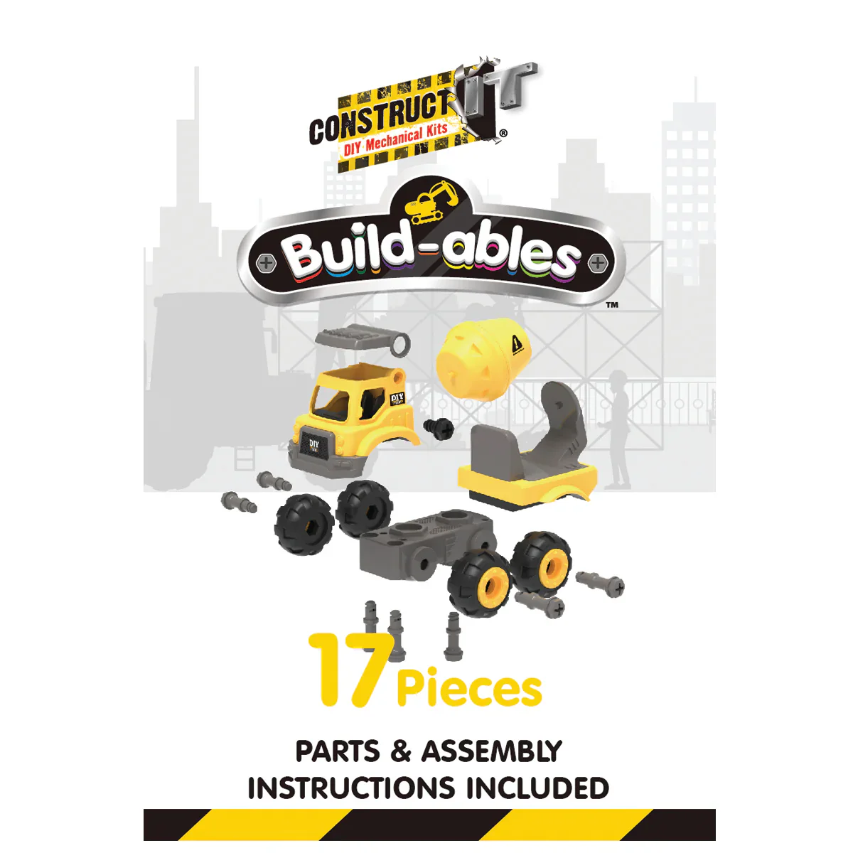 Construct IT Build-ables Cement Mixer Truck - Image 4