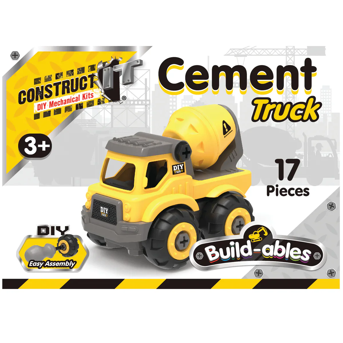 Construct IT Build-ables Cement Mixer Truck - Image 6