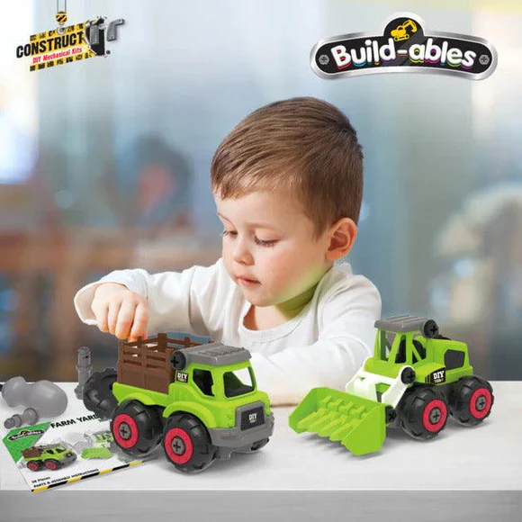Construct IT Build-ables - Farm Yard Vehicles 2 in 1 - Image 4
