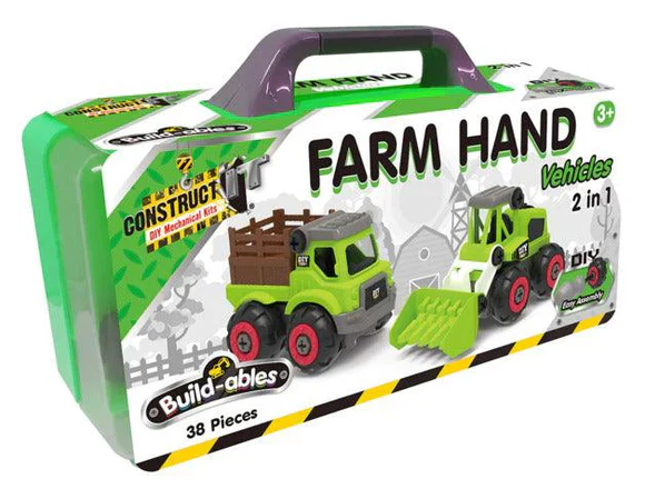 Construct IT Build-ables - Farm Yard Vehicles 2 in 1 - Image 5