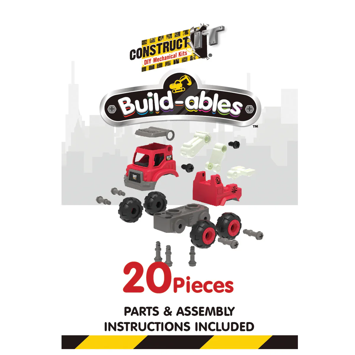 Construct IT Build-ables Fire Rescue Tow Truck - Image 4
