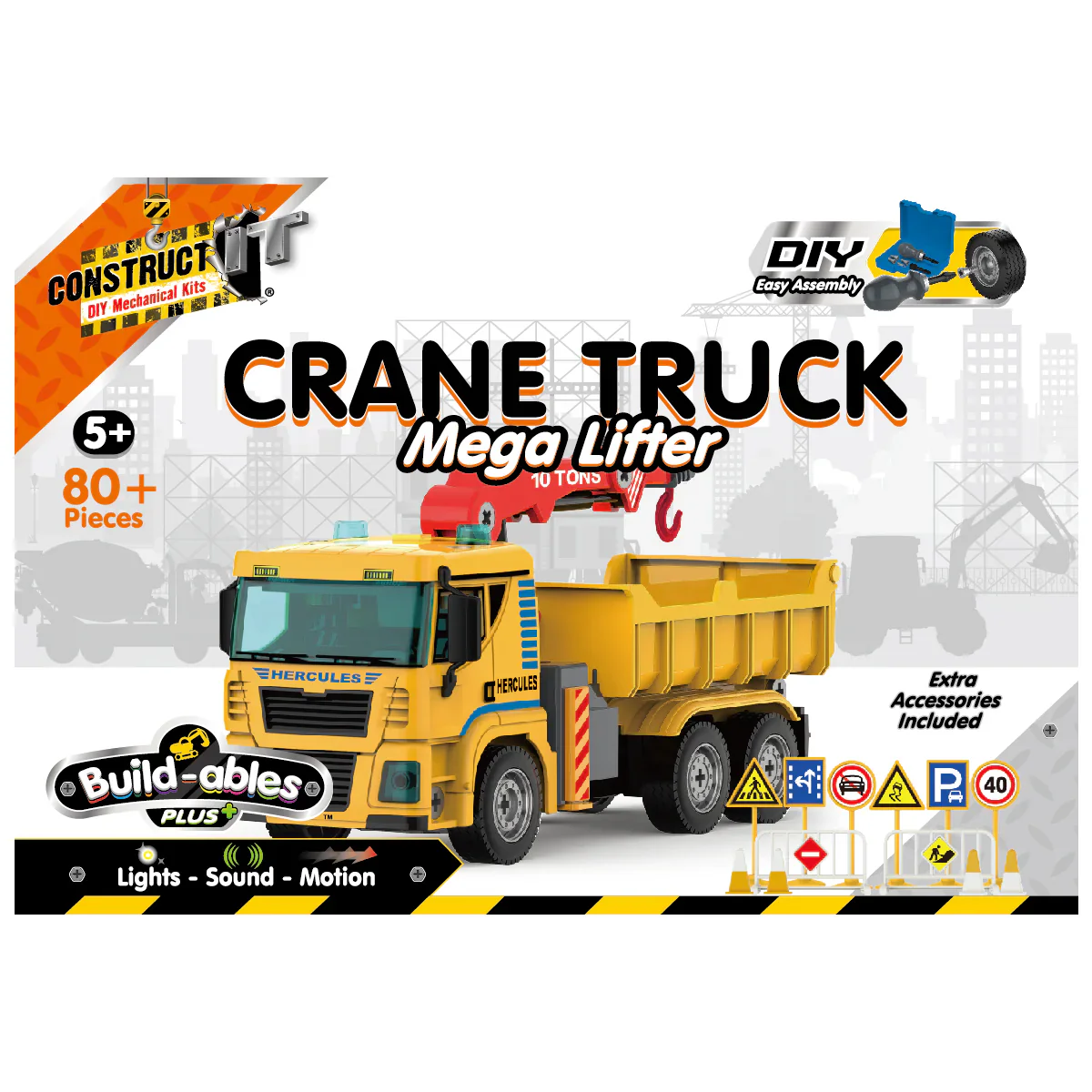 Construct IT Build-ables Plus Crane Truck - Image 2
