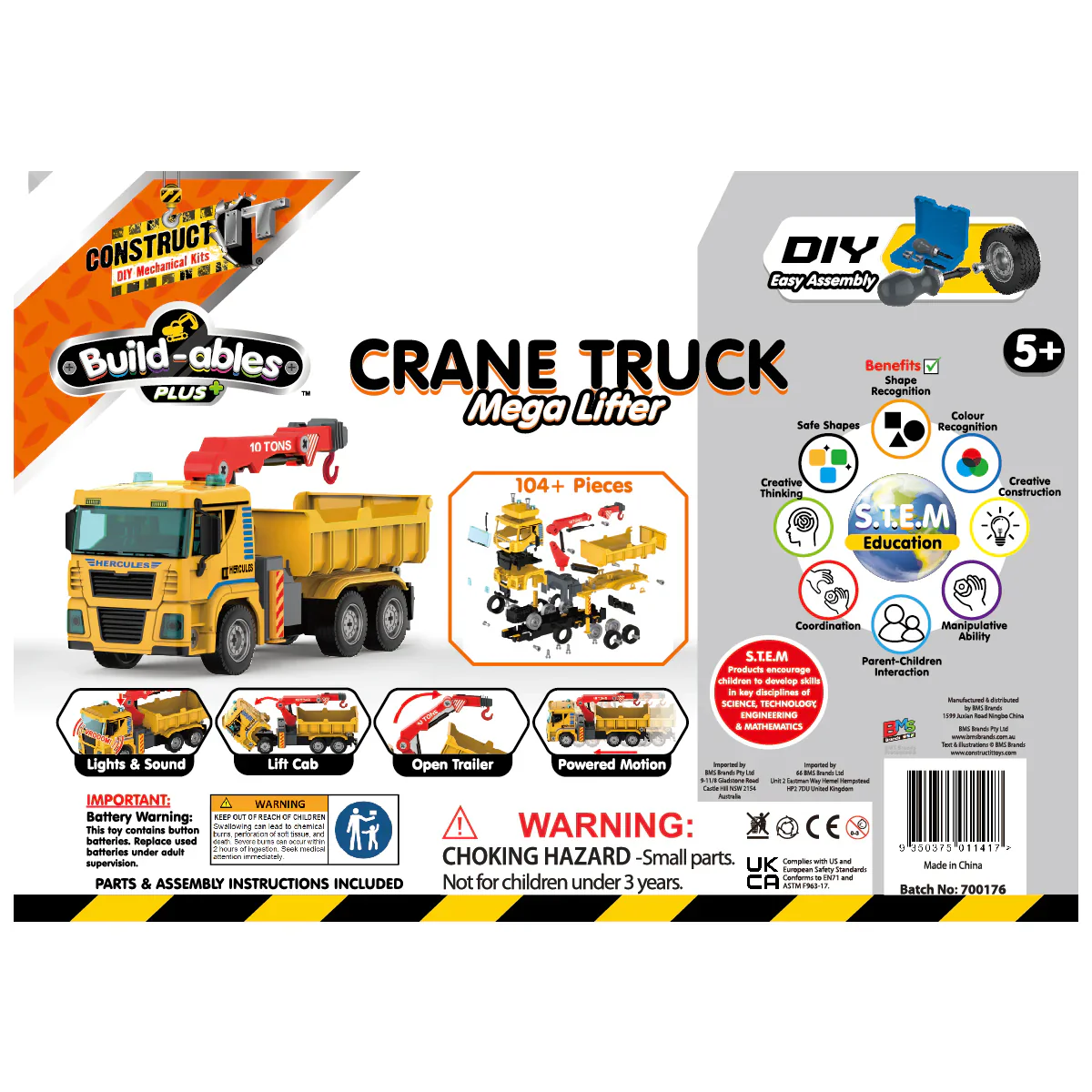 Construct IT Build-ables Plus Crane Truck - Image 3