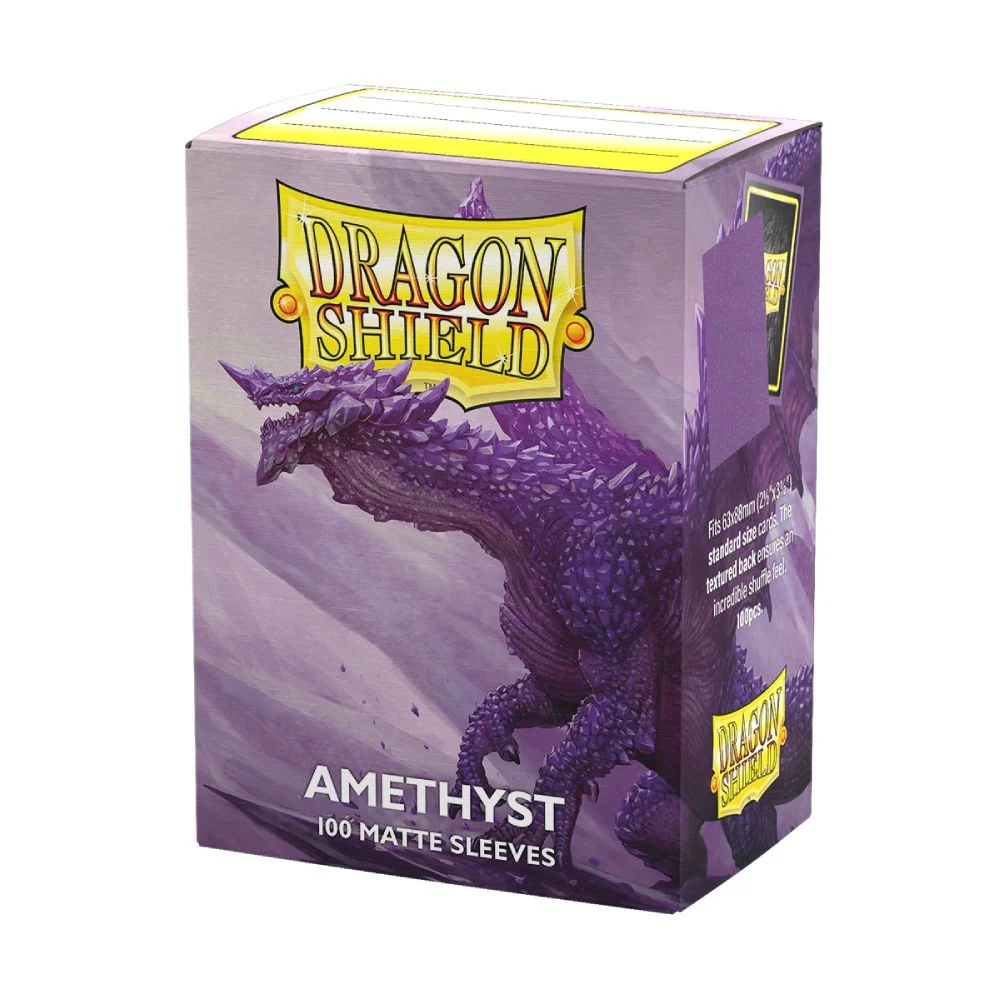 Dragon Shield: Amethyst - Matte Sleeves - Standard Size (100) - Image 2