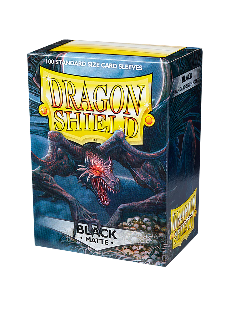 Dragon Shield: Black - Matte Sleeves - Standard Size - Image 3