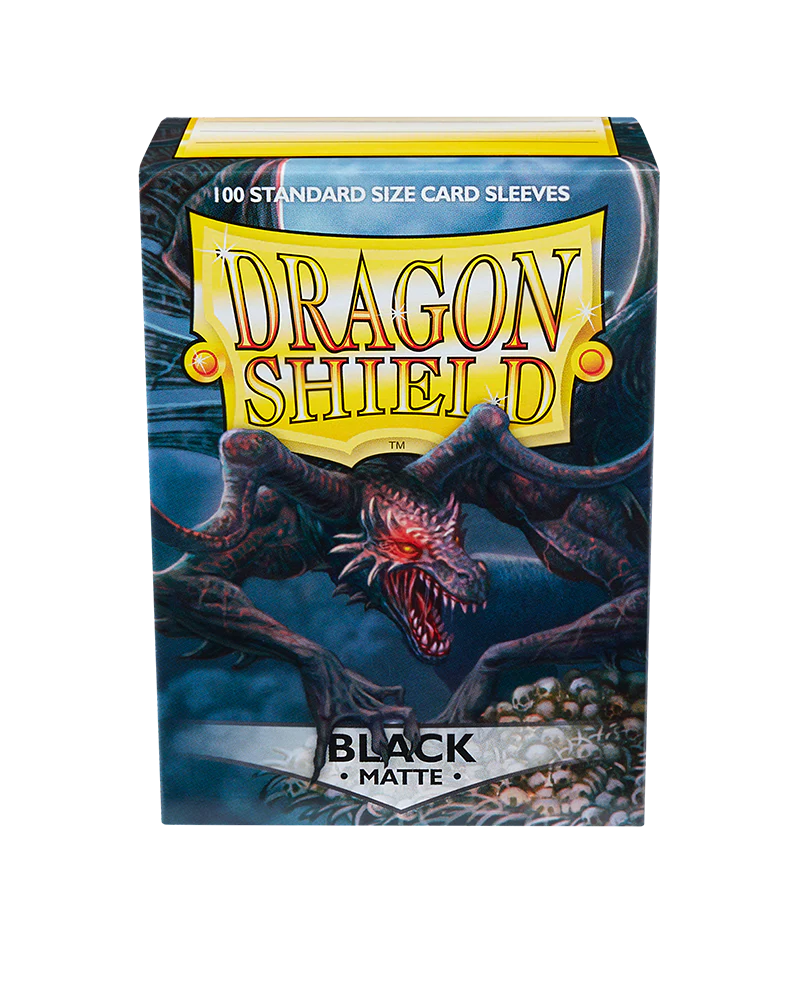 Dragon Shield: Black - Matte Sleeves - Standard Size - Image 4