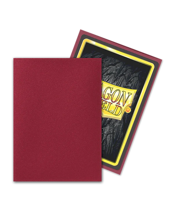 Dragon Shield: Blood Red - Matte Sleeves - Standard Size (100) - Image 2