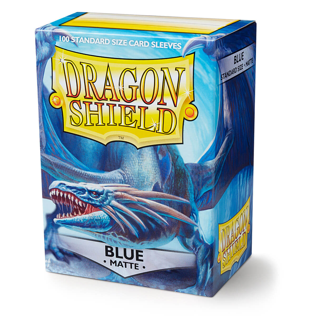 Dragon Shield: Blue - Matte Sleeves - Standard Size (100) - Image 2