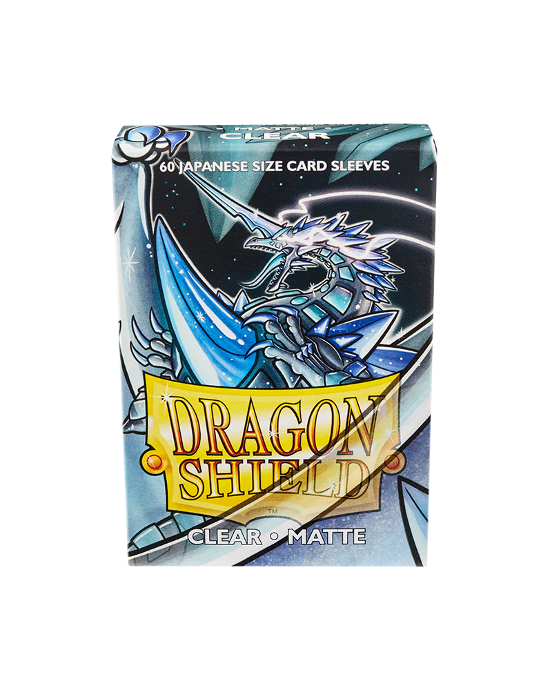 Dragon Shield: Clear - Matte Sleeves - Japanese Size - Image 4