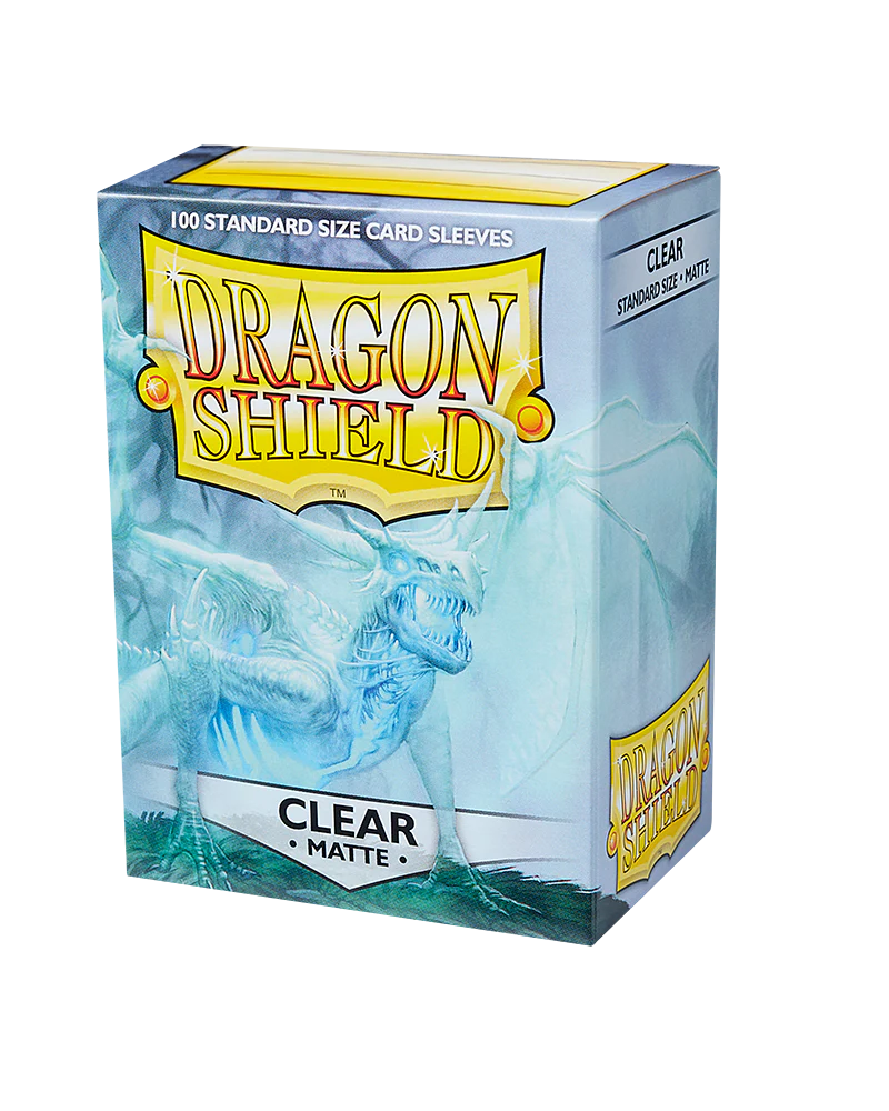 Dragon Shield: Clear - Matte Sleeves - Standard Size (100) - Image 3