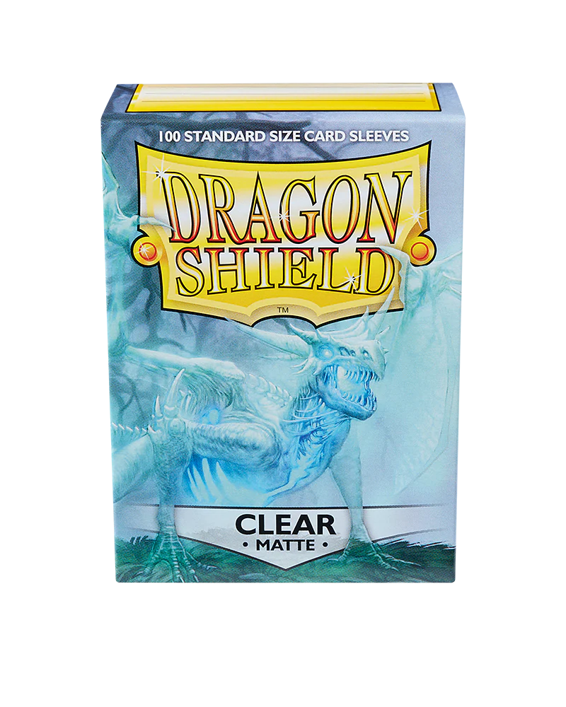 Dragon Shield: Clear - Matte Sleeves - Standard Size (100) - Image 4