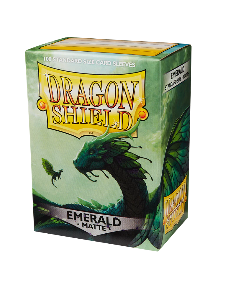 Dragon Shield: Emerald - Matte Sleeves - Standard Size (100) - Image 3