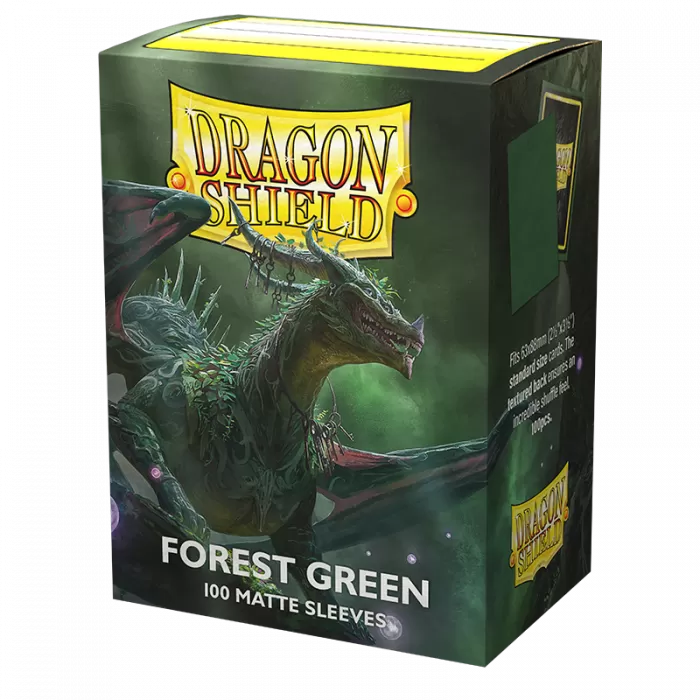 Dragon Shield: Forest Green - Matte Sleeves - Standard Size (100) - Image 2