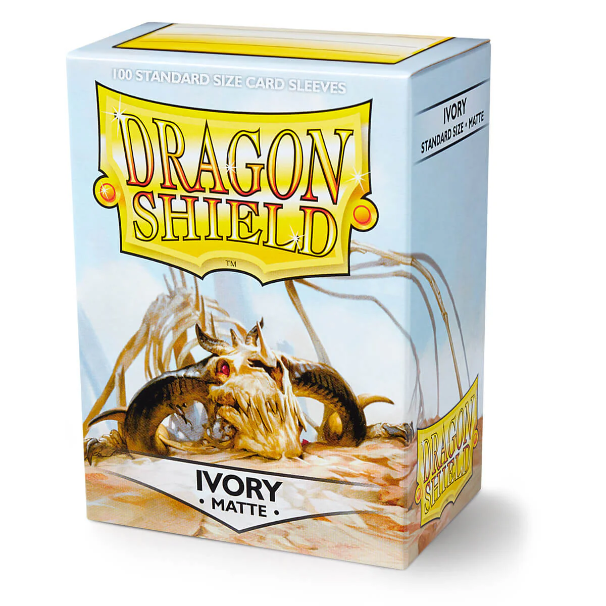 Dragon Shield: Ivory - Matte Sleeves - Standard Size (100) - Image 2