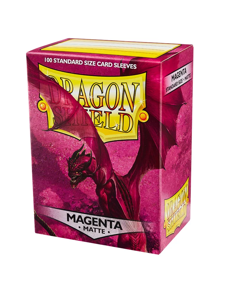 Dragon Shield: Magenta - Matte Sleeves - Standard Size (100) - Image 2
