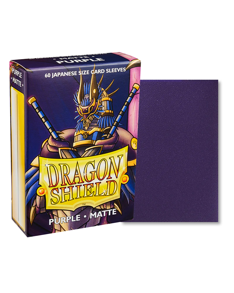 Dragon Shield: Purple - Matte Sleeves - Japanese Size