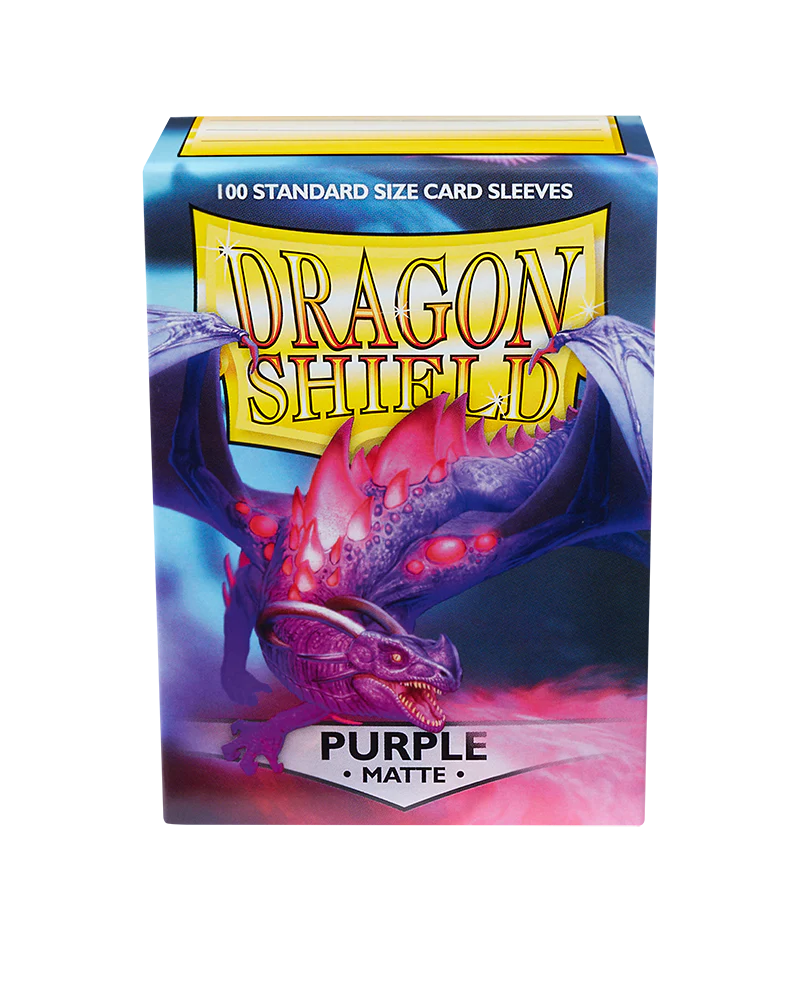 Dragon Shield: Purple - Matte Sleeves - Standard Size (100) - Image 4
