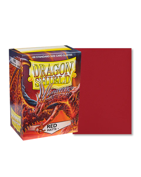 Dragon Shield: Red - Matte Sleeves - Standard Size