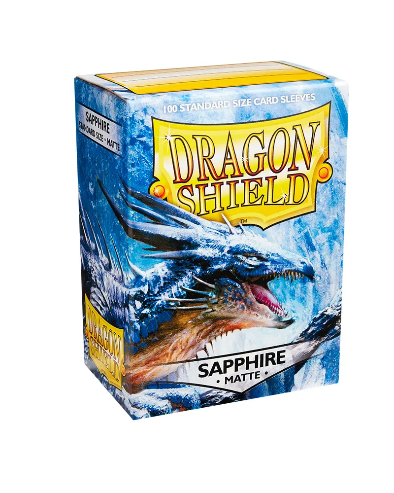 Dragon Shield: Sapphire - Matte Sleeves - Standard Size (100) - Image 3