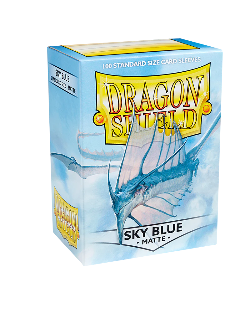 Dragon Shield: Sky Blue - Matte Sleeves - Standard Size - Image 3