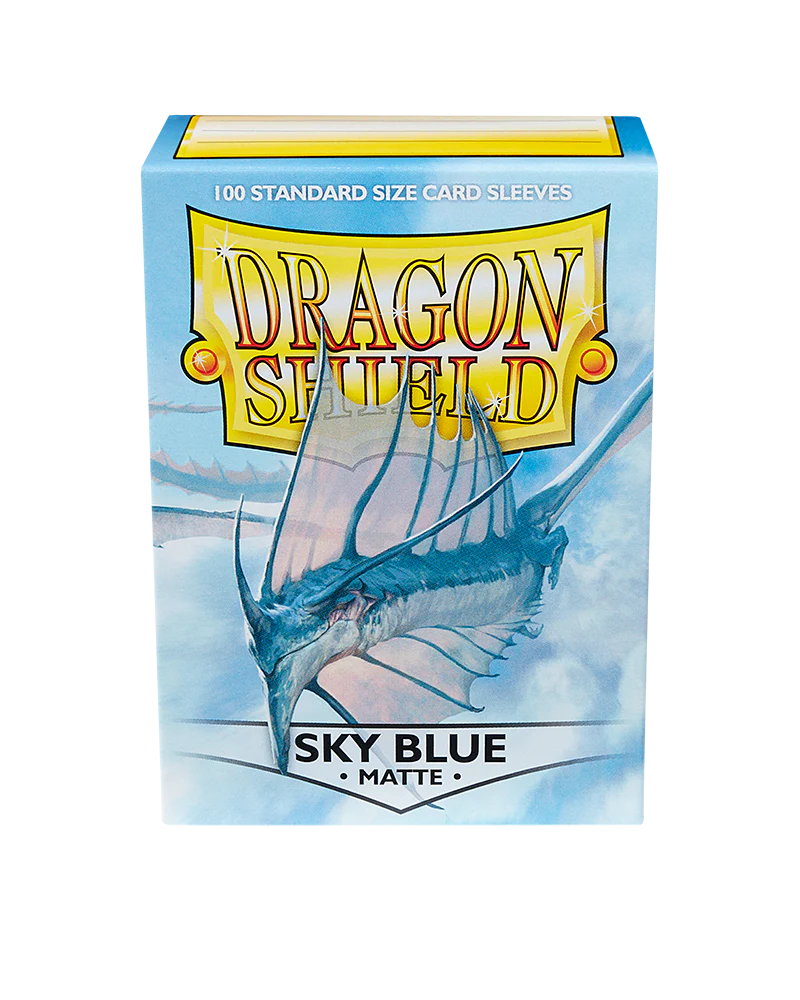 Dragon Shield: Sky Blue - Matte Sleeves - Standard Size - Image 4
