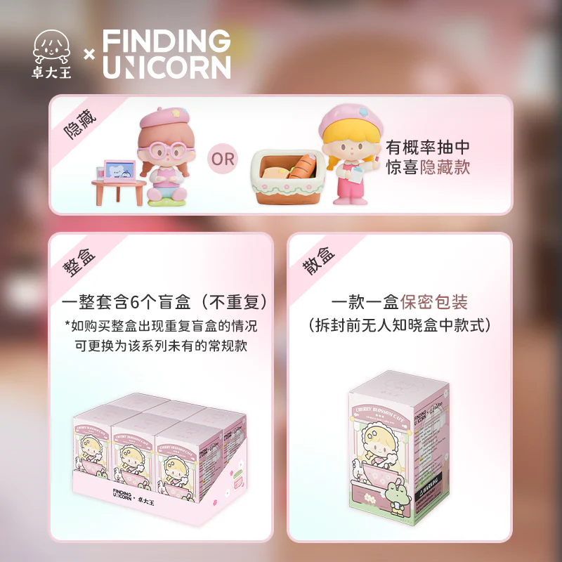 FINDING UNICORN - Molinta Cherry Blossom Cafe Series Blind Box - Image 7