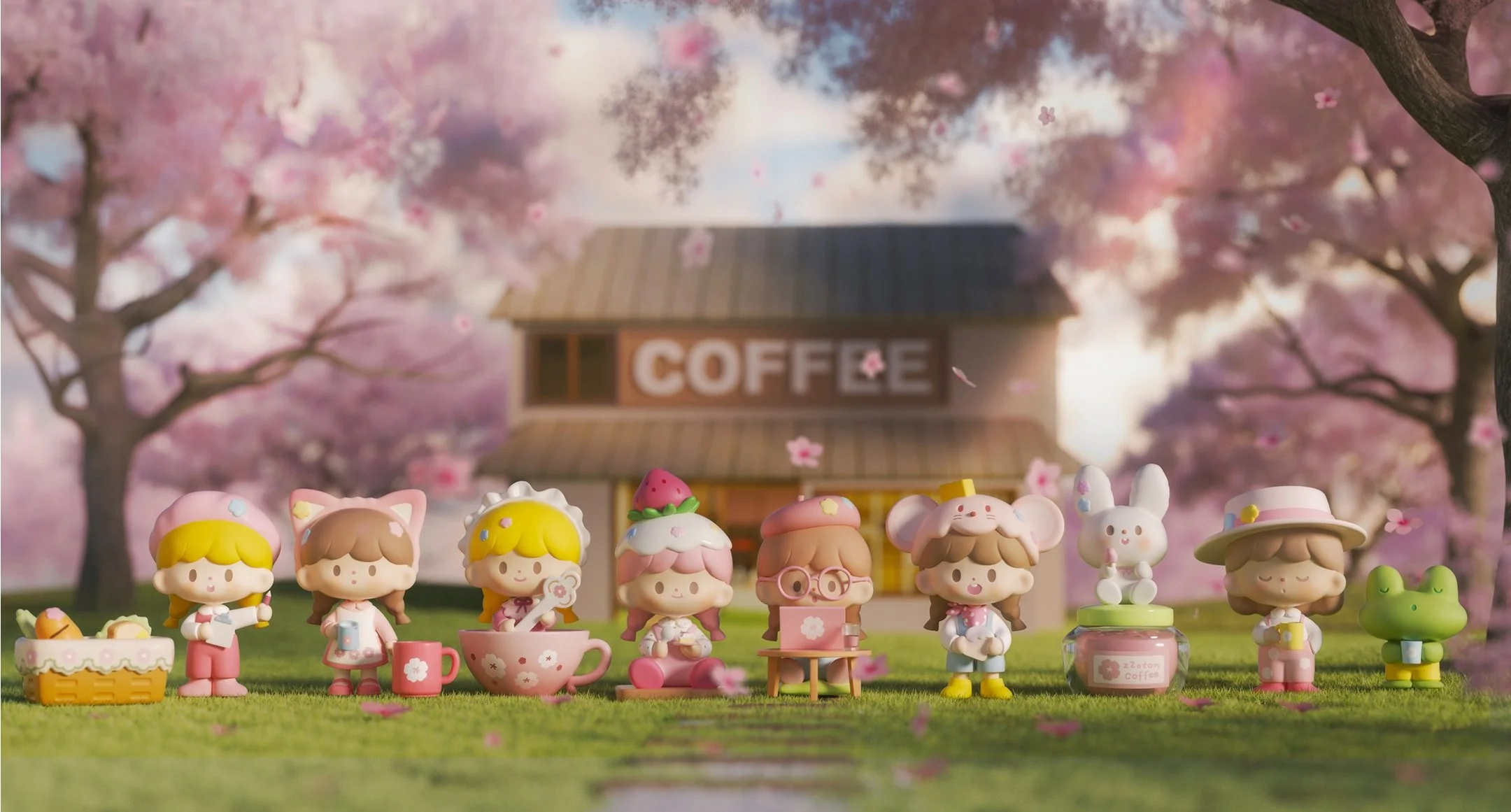 FINDING UNICORN - Molinta Cherry Blossom Cafe Series Blind Box - Image 9