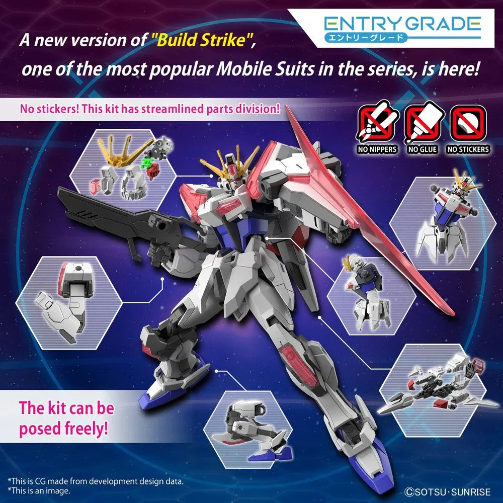 GUNDAM - ENTRY GRADE 1/144 BUILD STRIKE EXCEED GALAXY 02 - Image 10