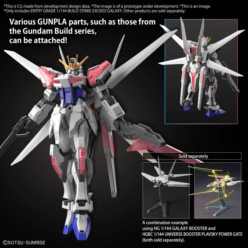 GUNDAM - ENTRY GRADE 1/144 BUILD STRIKE EXCEED GALAXY 02 - Image 11