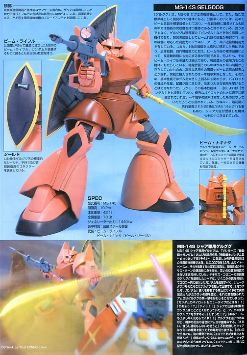GUNDAM - HGUC 1/144 CHARS GELGOOG 070 - Image 7