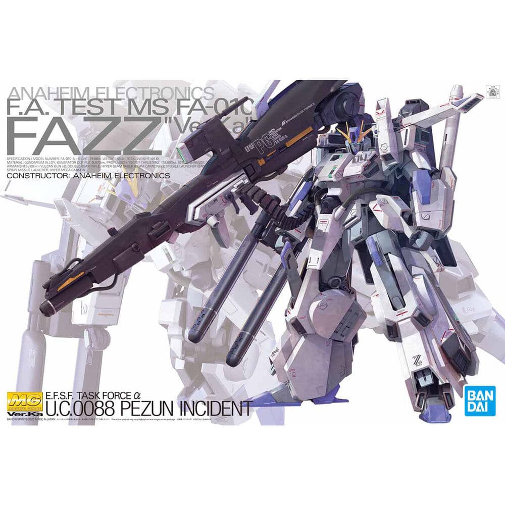GUNDAM - MG 1/100 FAZZ VER.KA (On Sale) - Image 10
