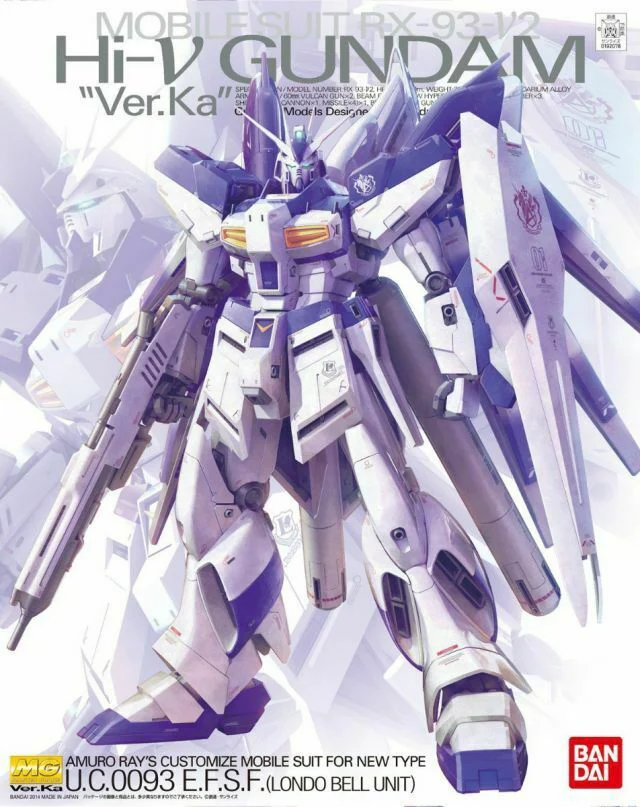 GUNDAM - MG 1/100 RX-93-NU 2 Hi-NU GUNDAM Ver.Ka - Image 6