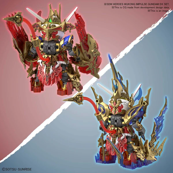 GUNDAM - SDW HEROES WUKONG IMPULSE GUNDAM DX SET - Image 3