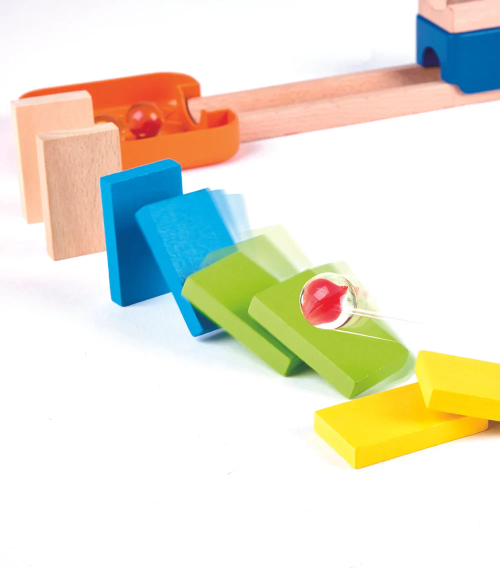 Hape Marble Domino Rally Block Set - Image 7