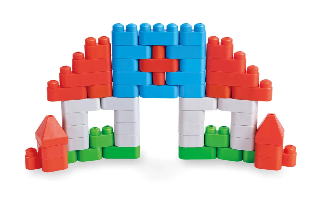 Hape PolyM Building Block Tub - 128p - Image 10