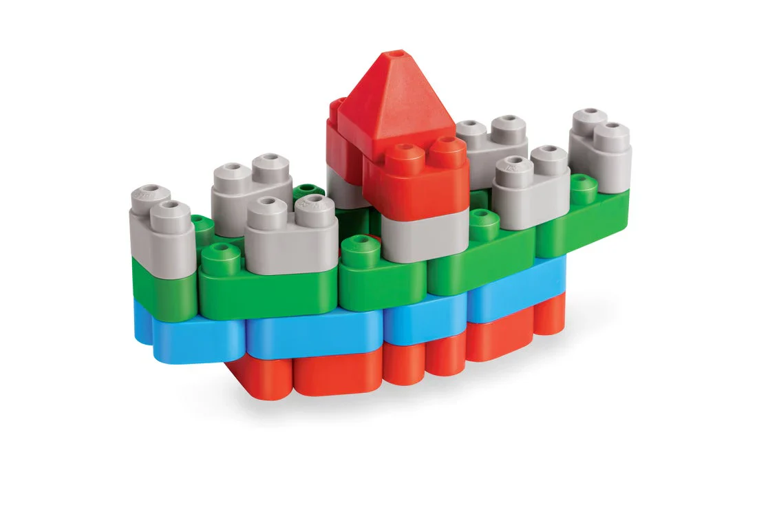 Hape PolyM Building Block Tub - 128p - Image 11