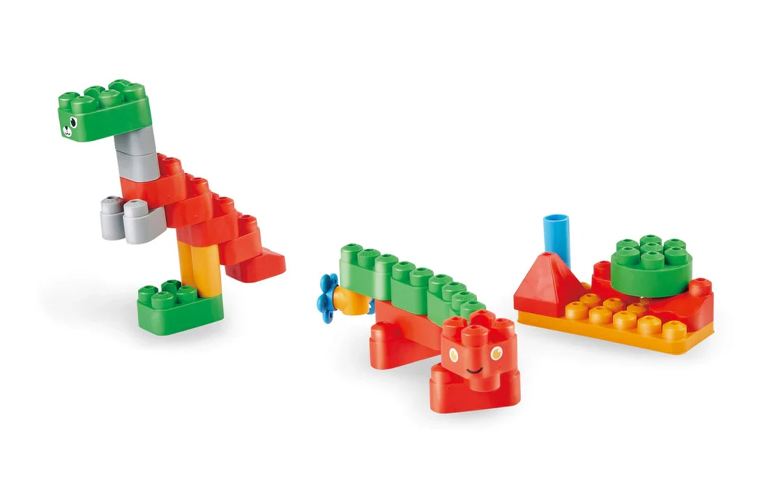 Hape PolyM Building Block Tub - 128p - Image 14